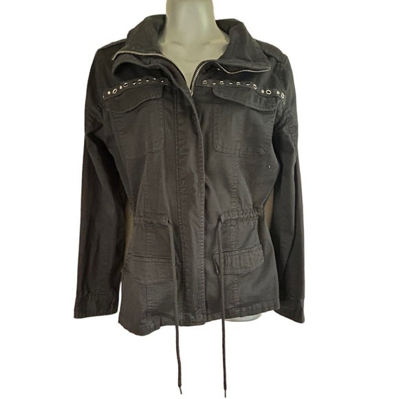 AMERICAN Rag Moto Light Weight Jacket Womens Cinch Tie Waist• Used • Size: Small - Picture 1 of 8